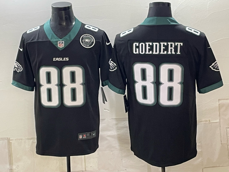 Men 2026 Philadelphia Eagles #88 Goedert black Nike Limited NFL Jersey 1005002